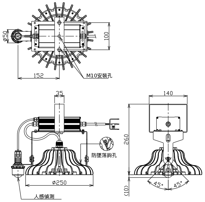 NLH100SD-HL3尺寸圖